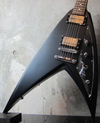 ESP Custom Shop George Lynch Super V / Matt Black 