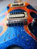 画像6: GMP Guitars GMP "V" Blue Sparkle w/ Custom Flames