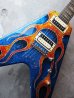 画像5: GMP Guitars GMP "V" Blue Sparkle w/ Custom Flames