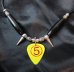 画像1: Marilyn Manson John 5 Necklace Yellow Guitar Pick Necklace / 2000 Tour (1)