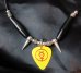 画像2: Marilyn Manson John 5 Necklace Yellow Guitar Pick Necklace / 2000 Tour (2)