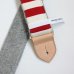 画像2: Highlights MLT Red Border Lines / Gray Back / Natural Leather (2)