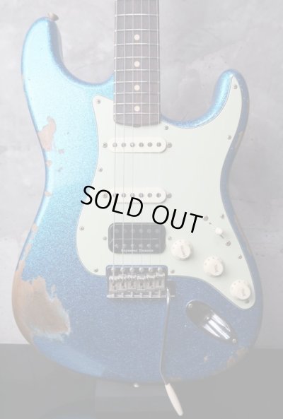 画像1: Fender Custom Shop 1962 Stratocaster SSH Blue Sparkle Heavy Relic