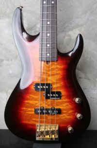 Valley Arts Custom Pro USA Bass Sunburst / Arched Top 
