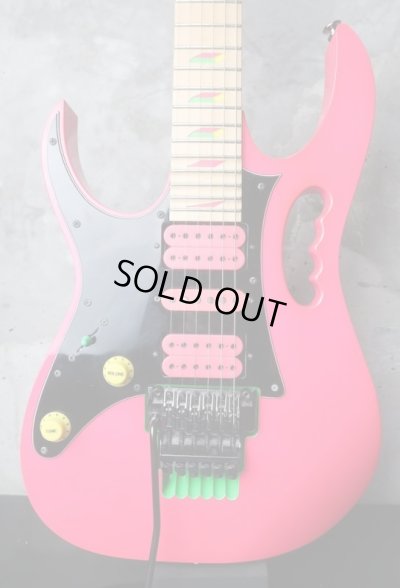 画像1: Ibanez JEM777 Lefty 30th Anniversary Steve Vai Signature Limited Edition / Shocking Pink