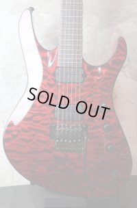 Jackson USA / Chris Broderik  Soloist 6 / Special Quilted Maple Top / Trans Red