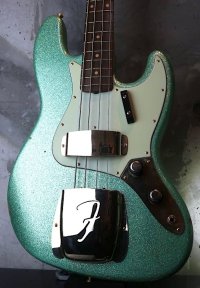 Fender USA Custom Shop Jazz-Bass '60s STACK KNOB/ Relic Aged /Green Sparkle 
