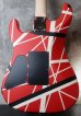 画像6: EVH Striped Series 5150 Red, / Black /  White Stripes