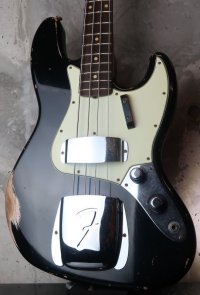 Fender Custom Shop '60s Jazz Bass Light Relic /  Aged Black