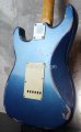 画像10: Davis Custom Guitars Stratocaster VSS Relic / Flame Maple Neck / Cobalt Blue  (10)