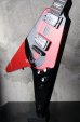 画像4: Dean USA Custom Shop Michael Schenker Flying V Yin Yang / Black & Red Sparkle (4)