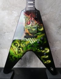 DEAN USA Custom Shop V Airbrush NAMM SHOW 2014 