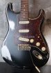 画像1: Davis Custom Guitars / Stratocaster VSS Relic / Flame Maple Neck / Black  (1)