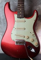 Fender Custom Shop 1963 Stratocaster Journeyman Relic Faded Red Sparkle 