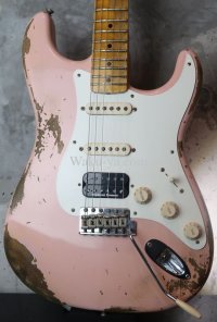 Fender Custom Shop 1957 Stratocaster SSH Relic Shell Pink