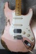 画像1: Fender Custom Shop 1957 Stratocaster SSH Relic Shell Pink  (1)