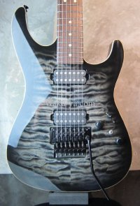Tom Anderson Drop Top 7 String / Trans Black Burst with Binding  