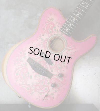 画像12: Fender USA American Acoustasonic Telecaster / Pink Paisley