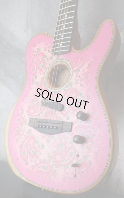 画像9: Fender USA American Acoustasonic Telecaster / Pink Paisley