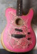 画像1: Fender USA American Acoustasonic Telecaster / Pink Paisley (1)