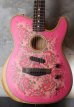 画像2: Fender USA American Acoustasonic Telecaster / Pink Paisley