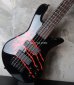 画像9: Spector LG5ALEXBKDP Legend 5 Alex Webster Solid Black Gloss with Drip Pattern