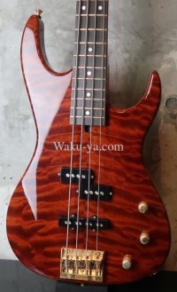 Valley Arts Custom Pro USA Bass / Brown Quilt TOP