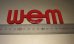 画像2: WEM Cabinet Logo / Red (2)