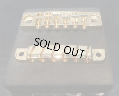 画像2: Ibanez Wide Travel Gibraltar Bridge / Quick Change tailpiece / Gold     