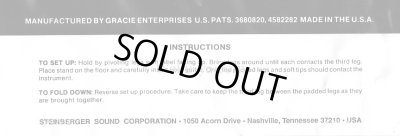 画像7: Steinberger Compact Folding Stand / Black