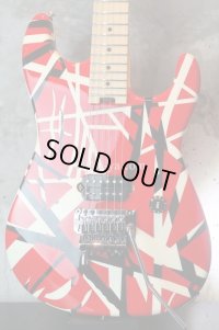 EVH Striped Series / Red with  Black Stripes