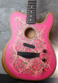 Fender USA American Acoustasonic Telecaster / Pink Paisley