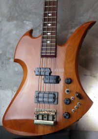 B.C. Rich USA 1984 Mockingbird Bass / All Mahogany 