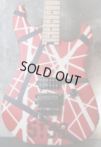 EVH Striped Series 5150 Red, / Black /  White Stripes