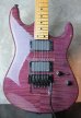 画像1: Valley Arts Custom Pro USA 2pc Flame Maple / Trans Purple  (1)