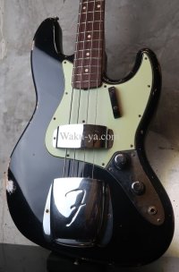 Fender Custom Shop 1960 Jazz Bass RW Relic  /  Black