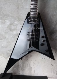 Jackson USA Custom Shop  RR-1T /  Through back　Tail　/ Kirk Hammett / Ebony Board - Gloss Black