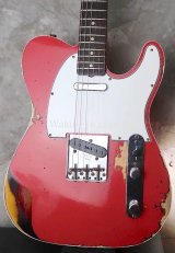 Fender Custom Shop '60  Telecaster Custom - Handwound Pick-Ups /  Fiesta Red Over 3-Tone Sunburst / Heavy Relic