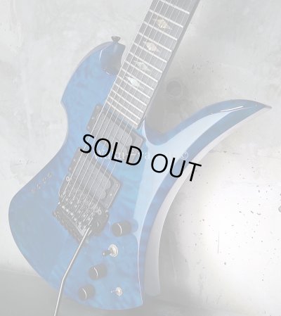 画像11: B.C.Rich Mockingbird Quilt Maple Top 7string  /  Trance Blue