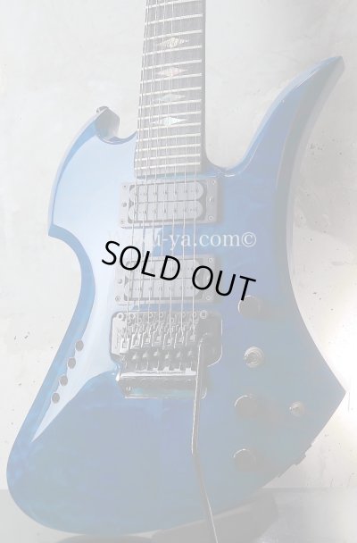 画像1: B.C.Rich Mockingbird Quilt Maple Top 7string  /  Trance Blue