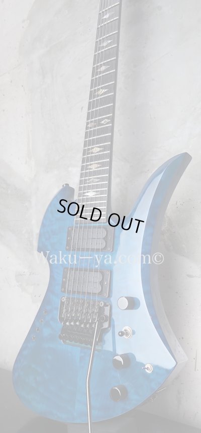 画像5: B.C.Rich Mockingbird Quilt Maple Top 7string  /  Trance Blue