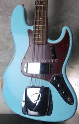 Fender USA Custom Shop '64s Jazz-Bass  / Relic /  Daphne Blue
