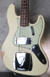 Fender Custom Shop '60 Jazz Bass Relic / Aged Vintage White