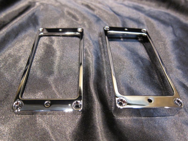 Gibson Les Paul Custom Pickup Mounting Ring Escutcheon （Round type）/ HARD / Chrome Set 和久屋
