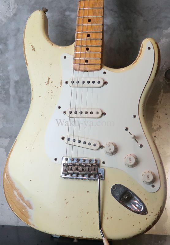 画像1: Fender Custom Shop1957 Stratocaster Relic Olympic White  : II