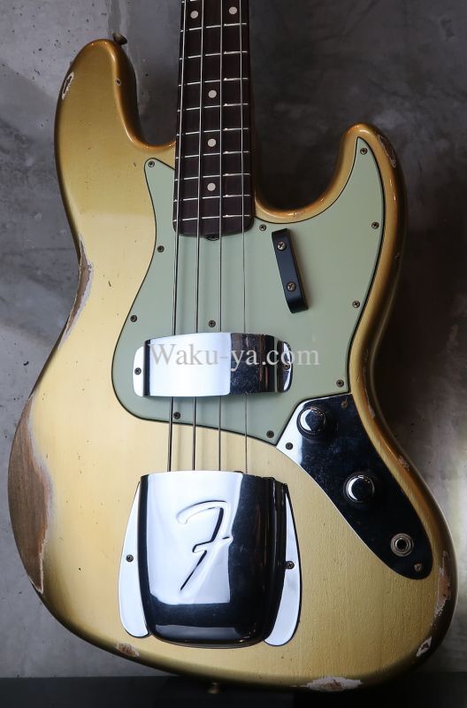 画像1: Fender Custom Shop '60s Jazz Bass Relic / Aztec Gold