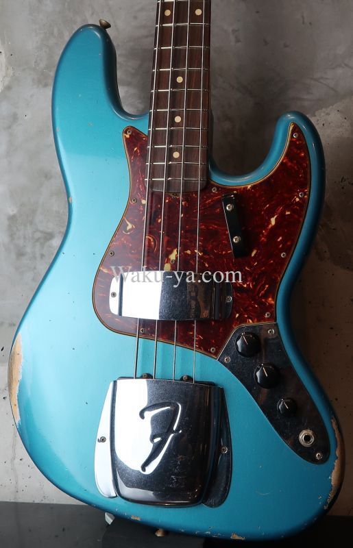 画像1: Fender Custom Shop '64 Jazz Bass Relic / Ocean Turquoise I