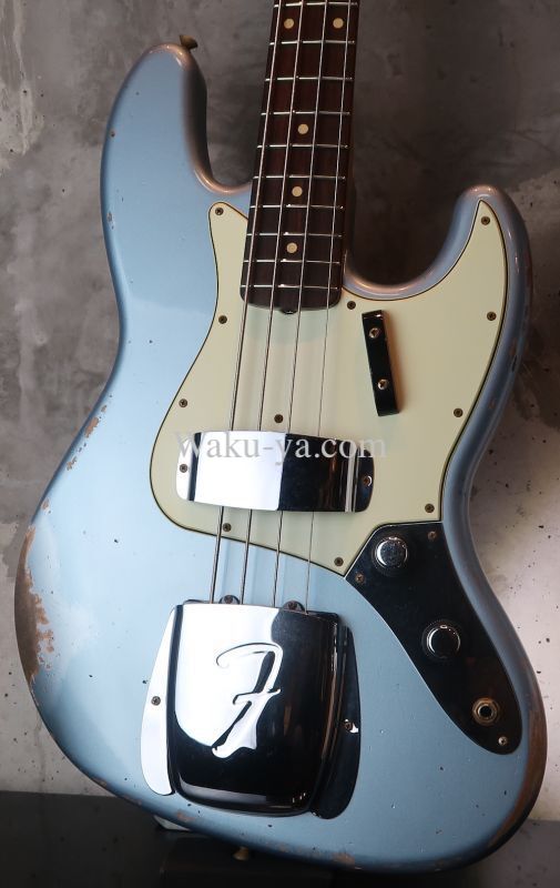 画像1: Fender Custom Shop '60 Jazz Bass Relic / Ice Blue Metallic