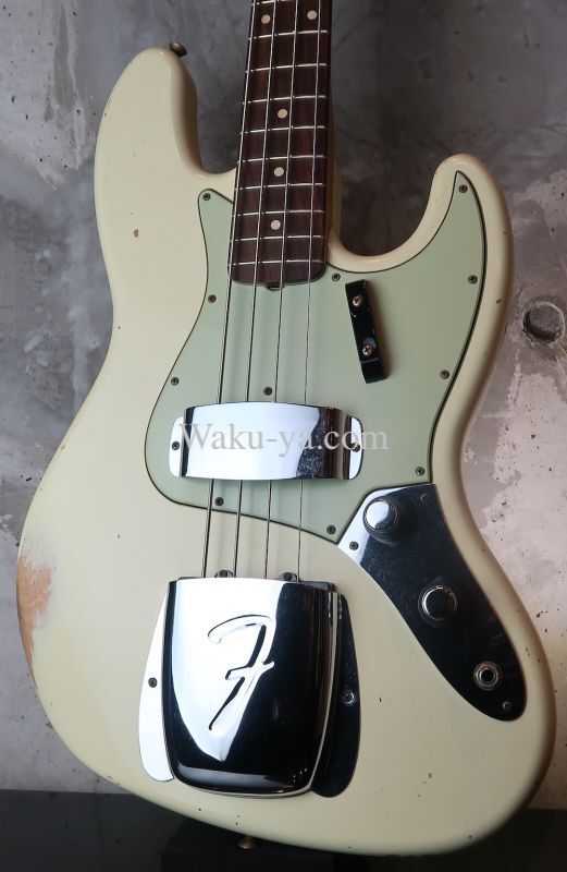 画像1: Fender Custom Shop '60 Jazz Bass Relic / Aged Vintage White