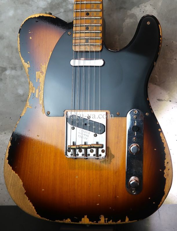 画像1: Fender Custom Shop 1952 Telecaster Relic Sunburst 